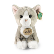 Plyšová mačka sivá 18 cm ECO-FRIENDLY Rappa