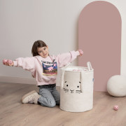 Kôš na hračky Premium Bouclé so šnúrkou 43 l Sipo