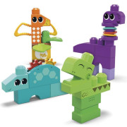 Mega bloks pískajúce dinosaury