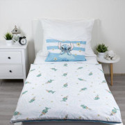 Obliečky do postieľky Lilo and Stitch Tropical Hugs 100 x 135, 40 x 60 cm Jerry Fabrics