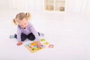 Drevené vkladacie puzzle 9 zvieratiek Bigjigs Toys