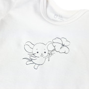 Body tenké KR obrázok Outlast® UPF 50+ biela káva