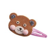 Súprava na výrobu šperkov Sponky do vlasov v kufríku Lesné zvieratká (6 ks)s Janod