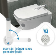Bezpečnostný zámok toaletného sedátka Sipo