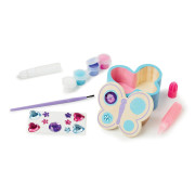 Drevená krabička na vymaľovanie Motýľ Melissa & Doug