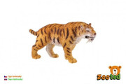 Tiger šabľozubý zooted plast 13 cm