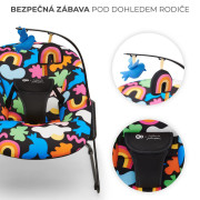 Lehátko hojdacia Calmee Happy Shapes 0 m+, do 9 kg Kinderkraft