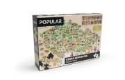 Puzzle Mapa Českej republiky 160 ks