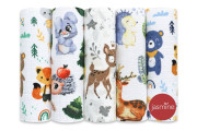 Bavlnené plienky box 70 x 80 cm 5 ks Jasmine Forest 1