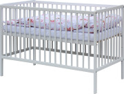 Detská postieľka s kompletnou výbavou 120 x 60 cm biela Víla Scarlett