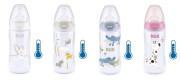 Dojčenská fľaša NUK FC+Temperature Control 300 ml BOX-Flow Control cumlík