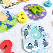 Puzzle Priraď čísla