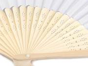 Vejár papierový na domaľovanie 21x36 cm