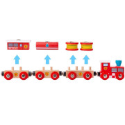 Hasičský vlak + 3 koľaje Bigjigs Rail