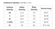 Športová čelenka Monstera čierna Wamu