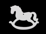 Drevené dekorácie vianočné na zavesenie/domaľovanie