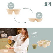 Sada silikónových multi-dávkovačov na jedlo & Feeder