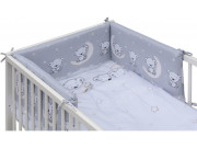 Postieľka 120 x 60 cm s kompletnou výbavou Toro - šedá ROZBALENÉ