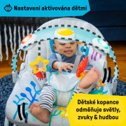Lehátko hudobné vibračné Kick to It Opus do 18 kg Baby Einstein