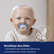 Cumlík svietiaci silikónový dynamický Night & Day 0 - 6 m, 2 ks Lovi