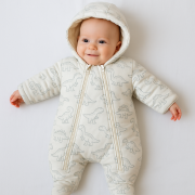 Zimná kombinéza s kapucňou podšitá Dino Baby Service