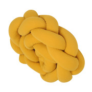 Mušelínový mantinel vrkoč 200 cm Babymatex – chránič do postieľky Okrový