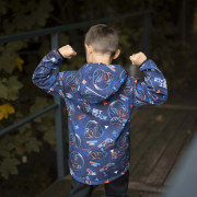 Detská softshellová bunda Duo Play and go - modrá Esito