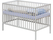 Detská postieľka s kompletnou výbavou, 120 x 60 cm, Bary Scarlett