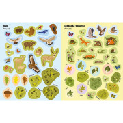 Samolepková knižka Naše stromy