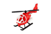 Vrtuľník/helikoptéra plast červený