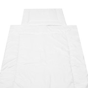 Luxusné výplne z mikrovlákna vankúš a perinka 100 x 135 cm biela New Baby