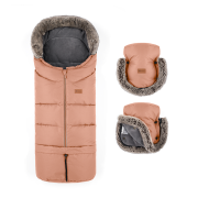 Set zimný fusak Arctic 4v1 + rukavice na kočík Furry Petite & Mars