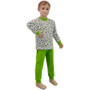 Bavlnené pyžamo zelená bodka Esito Veľ. 86 - 122