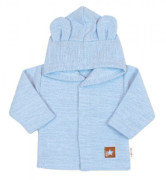 Pletená sada oblečenia pre bábätko Star 5dielna modrá Baby Nellys