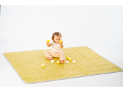 Hracia podložka penová s loptičkami Blue Yellow Taf Toys