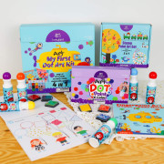 Veľká kreatívna sada 4 v 1 Farby v tube