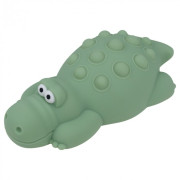 LED silikónová nočná lampička Pop It Rgb so zvukom - krokodíl Mary's