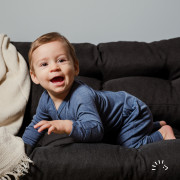 Dojčenské nohavice merino vlna Ocean Mélange PoPoLiNi