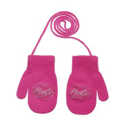 Palcové rukavičky so šnúrkou Princess 2–3 roky