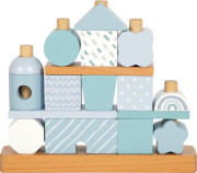 Nasadzovanie na tyč Domček modrý small foot