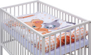 Detská postieľka s kompletnou výbavou Scarlett 120 x 60 cm - Tery
