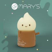 LED nočná lampička - mini plamienok Mary's