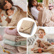 Deka z prírodnej bavlny 75 x 100 cm 0 m+ BabyOno