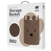 Kôš na hračky Premium Bouclé so šnúrkou 43 l Sipo