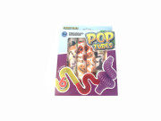 Fidget pop rúrky 6 ks so svetelným efektom Halloween