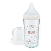 Fľaša Perfect Match sklo s kontrolou teploty 230 ml Nuk