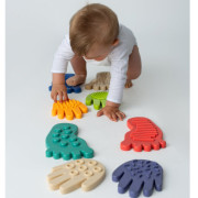 Interaktívny chodník Sensorky 28 ks pastelový