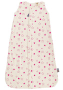 Letný spací vak biobavlna fuchsiové hviezdičky Kaarsgaren