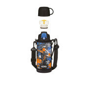 Detská termoska s dvoma uzávermi Čierna 800 ml