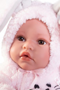 Realistická bábika bábätko s celovinylovým telom 42 cm Erika 50419 Antonio Juan